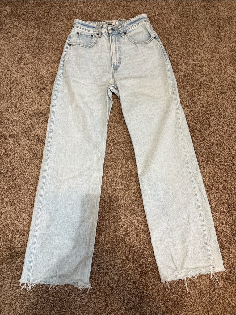 Abercrombie & Fitch curve love high rise 90s relaxed jeans